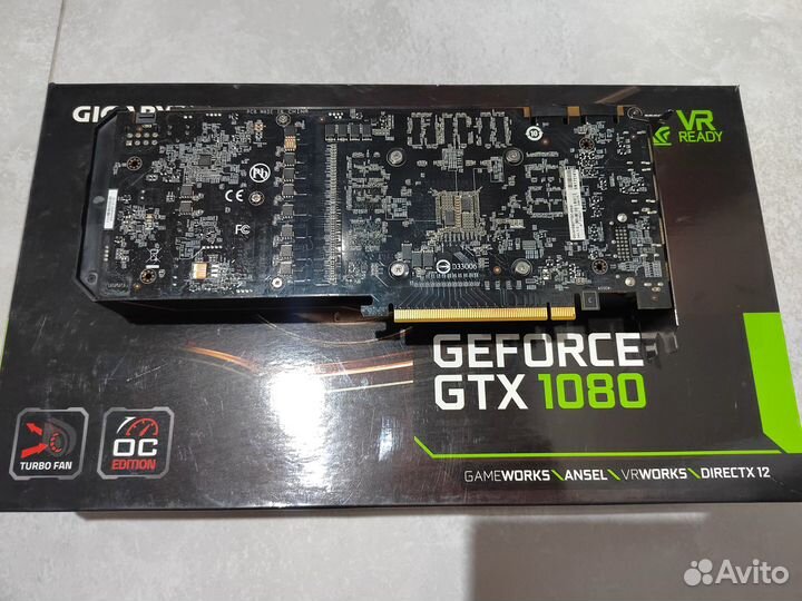 Видеокарта Geforce GTX 1080 Gigabyte