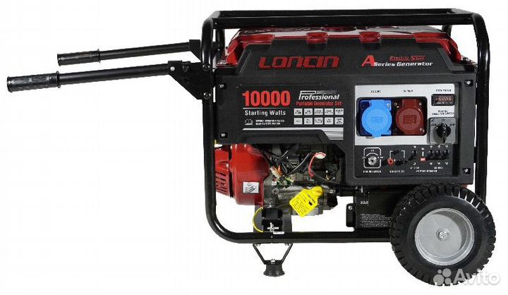 Генератор loncin LC10000D-AS. 3-х фазный