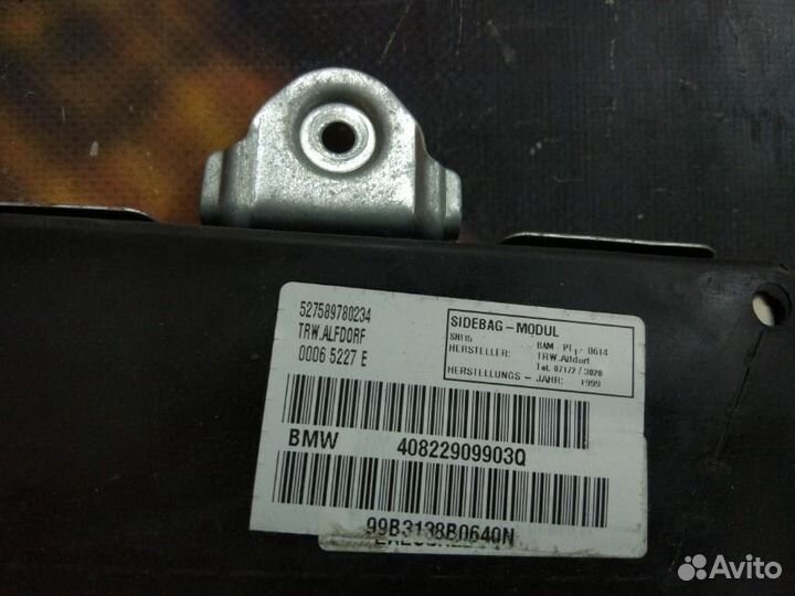 Подушка безопасности Bmw 528I E39 M52TU 1999