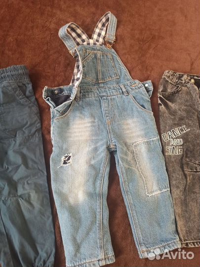 Джинсы на мальчика 86 92