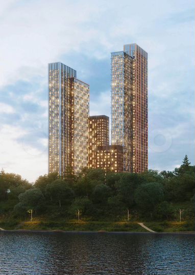 1-к. квартира, 32,9 м², 42/52 эт.