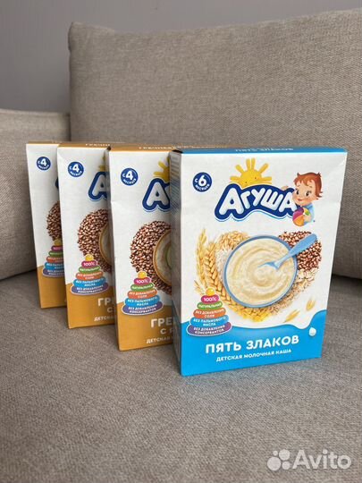 Каши безмолочные Агуша