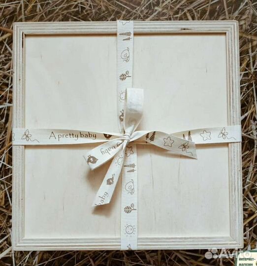 Деревянная коробка Baby Box новая