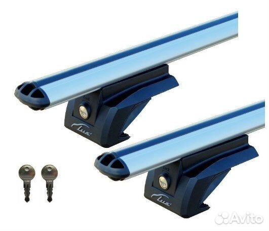 Багажная система LUX аэро с замками на рейлинги