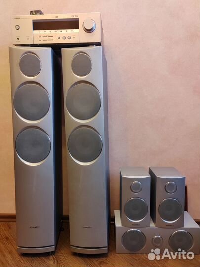 Ресивер Yamaha rx v357. Колонки cortland s8413
