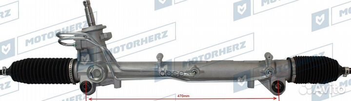 R23001NW Рулевая рейка с тягами гидр. ford fies