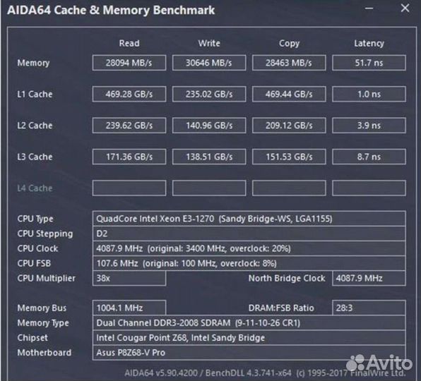 Процессор Intel i7 2600 LGA1155 (Xeon E3 1270)
