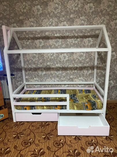 Кровать детская 140 70 домик