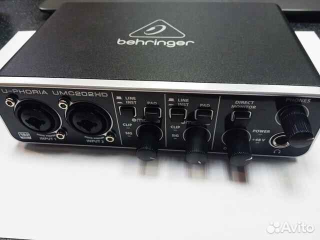 Звуковая карта behringer UMC202HD купить в Москве | Хобби и отдых | Авито
