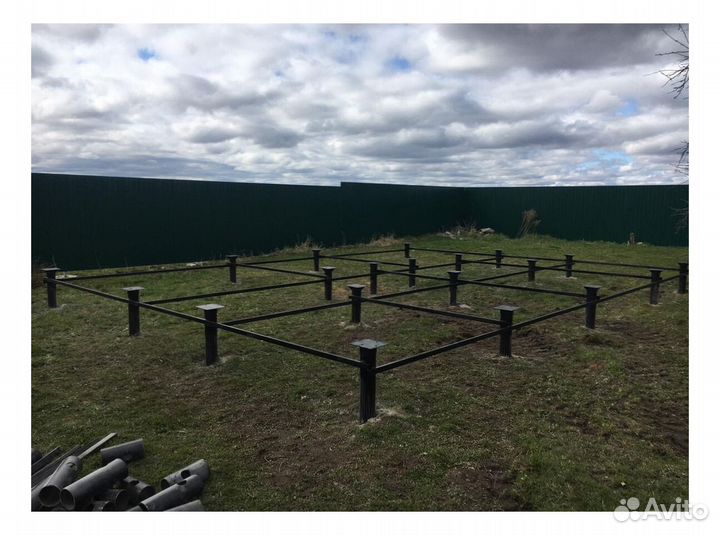 Винтовые сваи под ключ установка