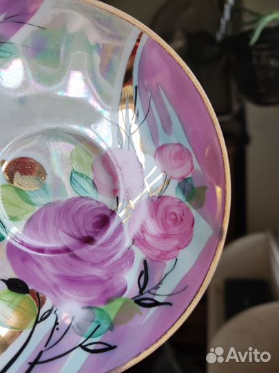 Блюдца от сервиза тет-а-тет Дулёво