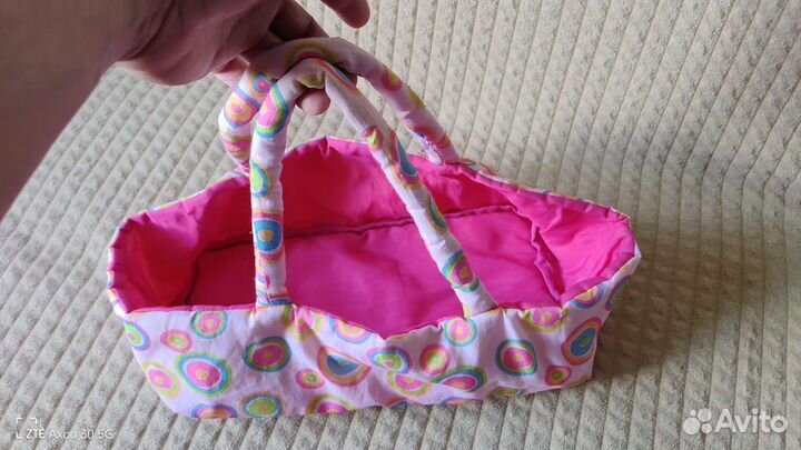 Коляска кукольная+переноска