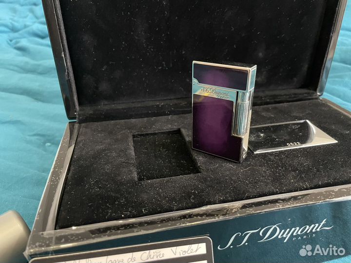 Зажигалка Dupont фиолетовая