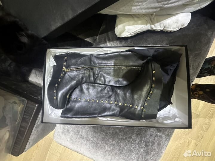 Сапоги ботфорты 40