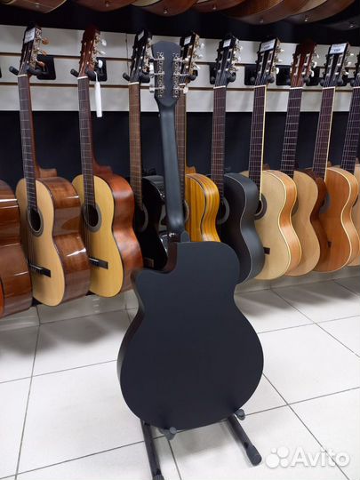 Гитара Акустическая Черная матовая