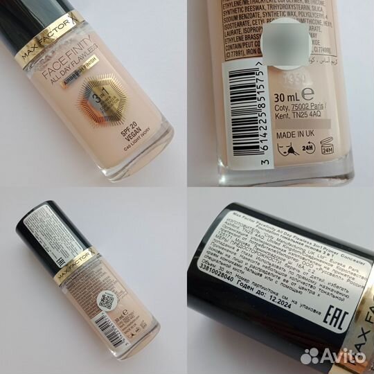 Тональный крем Max Factor,L'Oréal,Eveline,Catrice