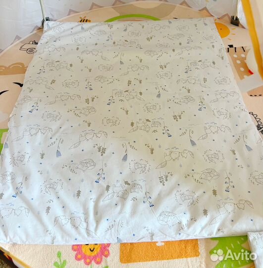 Комплект в кроватку подушка одеяло