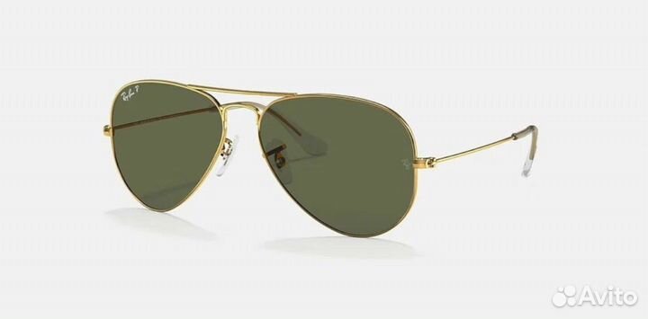 Очки Ray Ban оригинал авиаторы золото