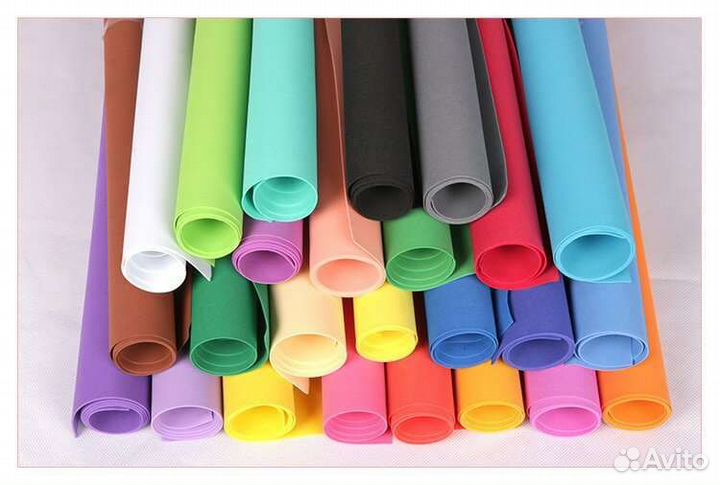 Фоамиран Eva Foamiran толщина 1 мм, лист 50*50 см