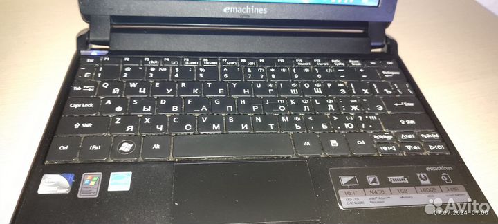 Нетбук Emachines em350 1/160gb (Acer)