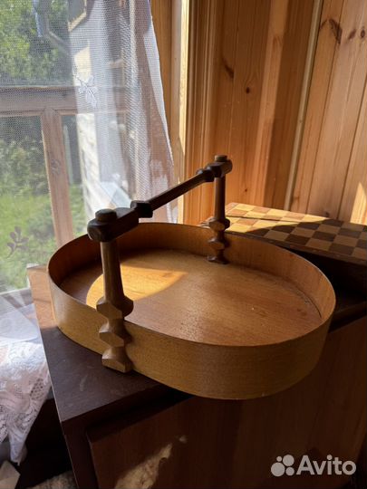 Корзинка деревянная поднос деревянный