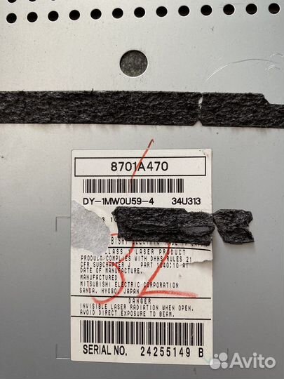 Магнитола на mitsubishi lancer 10