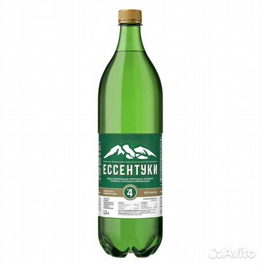 Минеральная вода Ессентуки №4 газированная 1,5л