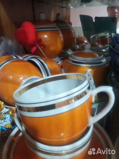 Чайный сервиз фарфор СССР, новый