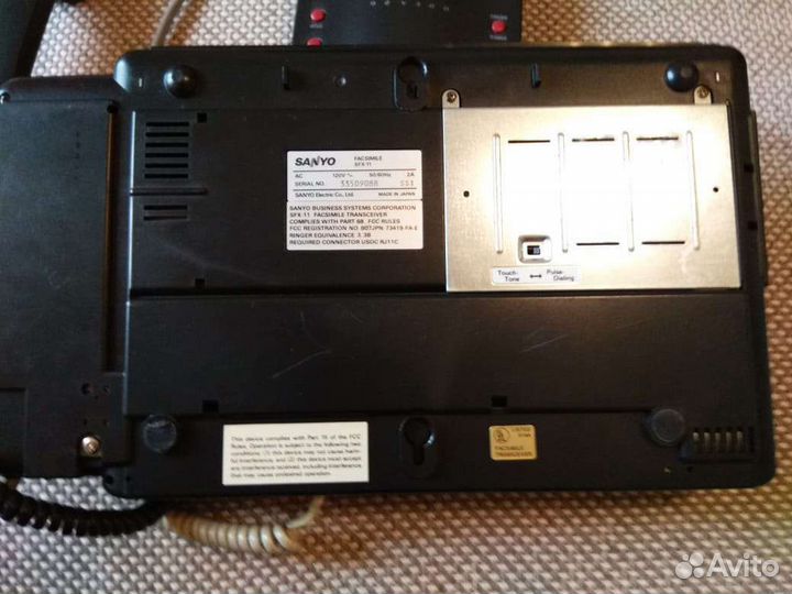 Лот: телефон-факс + автоответчик + факс-бумага