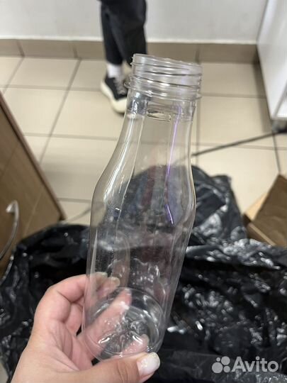 Бутылка пластиковая 0.5л