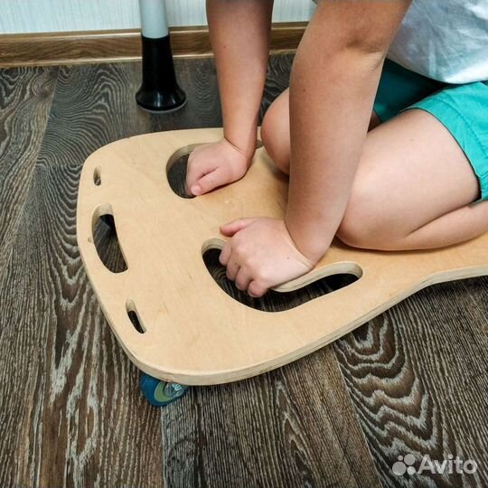 Детский роллерборд доска каталка скутерборд