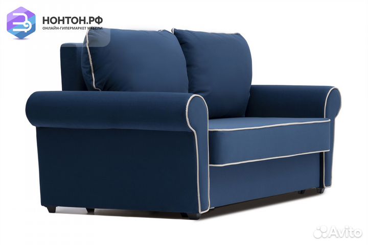 Диван еврокнижка Прованс темно-синий