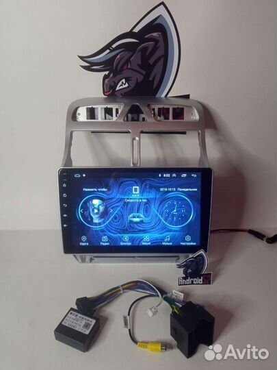 Магнитола на Peugeot 307