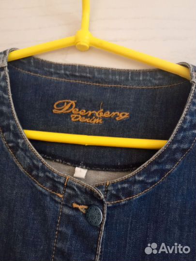 Джинсовое платье женское 50