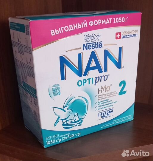 Смесь нан opti про 2