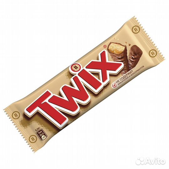 Шоколадный батончик Twix 55г Mars