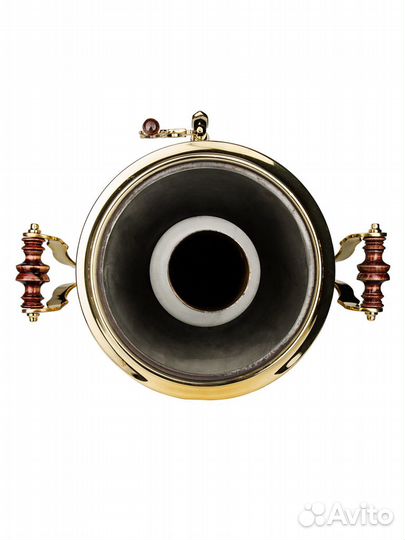 Самовар дровяной 5 л «Рюмка с гербом РФ»