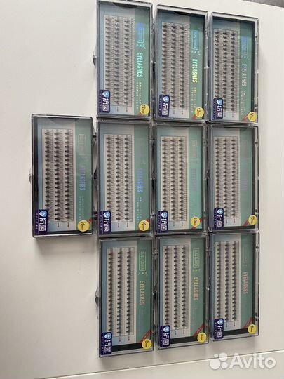 Накладные ресницы пучки