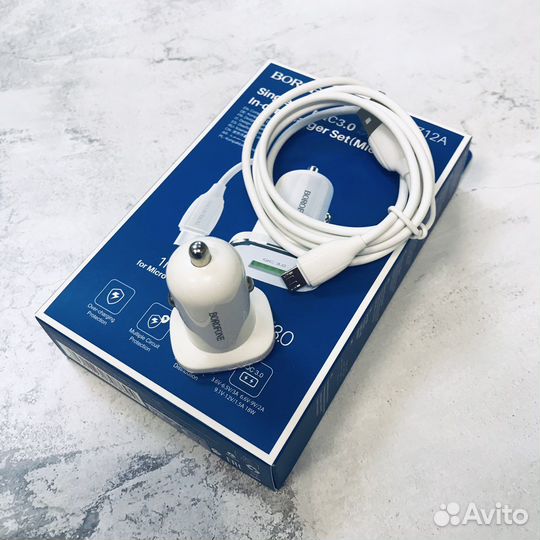 Зарядное устройство для телефонов BZ 12A /3A USB