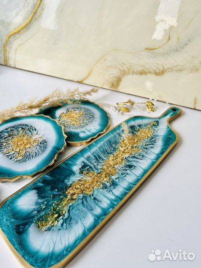 Подарочный набор из эпоксидной смолы