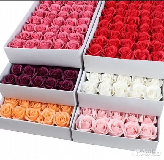 Набор мыльных роз 50 шт