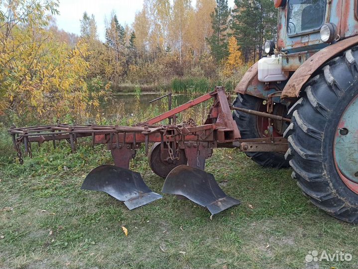 Вспашка фрезой и плугом