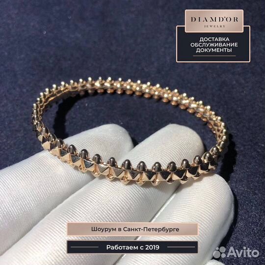 Cartier золотой браслет 585 пробы