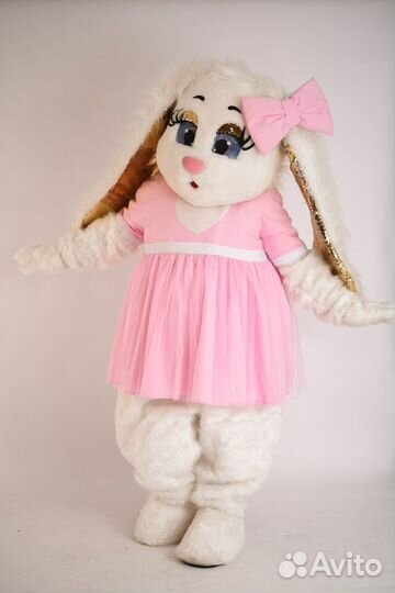 Зайка ростовая кукла на праздник аниматор