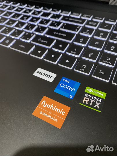 Игровой ноутбук RTX 3050/144Hz/Core i5 11Gen/SSD
