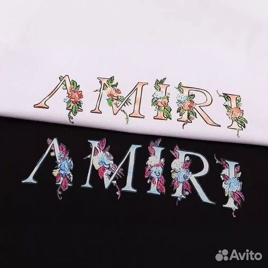 Футболка Amiri с цветами