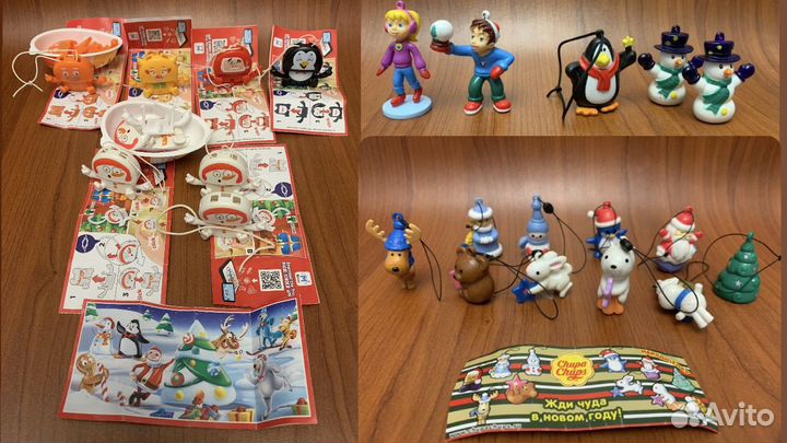Киндер-сюрприз из новогодних серии