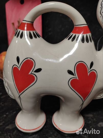 Штоф бутыль фигурная Верблюд СССР Гжель