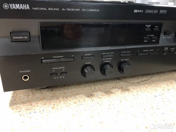 Ресивер yamaha rx v-396rds