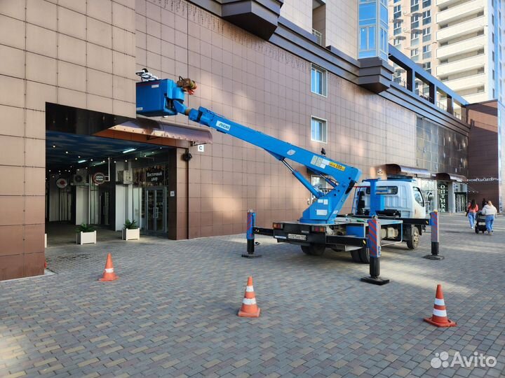 Аренда и услуги телескопической автовышки, 200 кг, 16 м